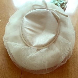 Tule & taffeta hat